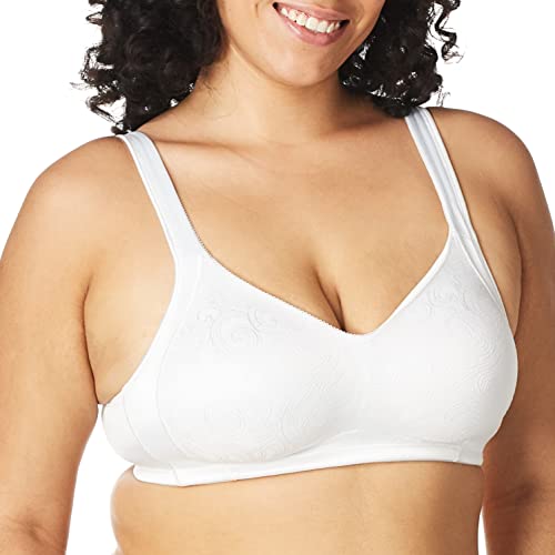 Image of Playtex Women's Wireless Bra, 18 Hour Plus-Size Bras Available, Full Coverage, Smoothing, 4693, Single or 2-Pack