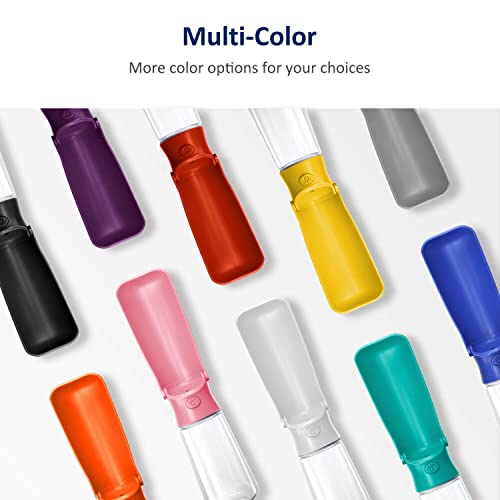 Image of WePet Foldable Portable Dog Water Bottle Puppy Water Dispenser with Drinking Feeder, 19 OZ, High-Temperature Resistant Leak Proof for Pets Outdoor Walking, Hiking, Travel, Food Grade Plastic BPA Free