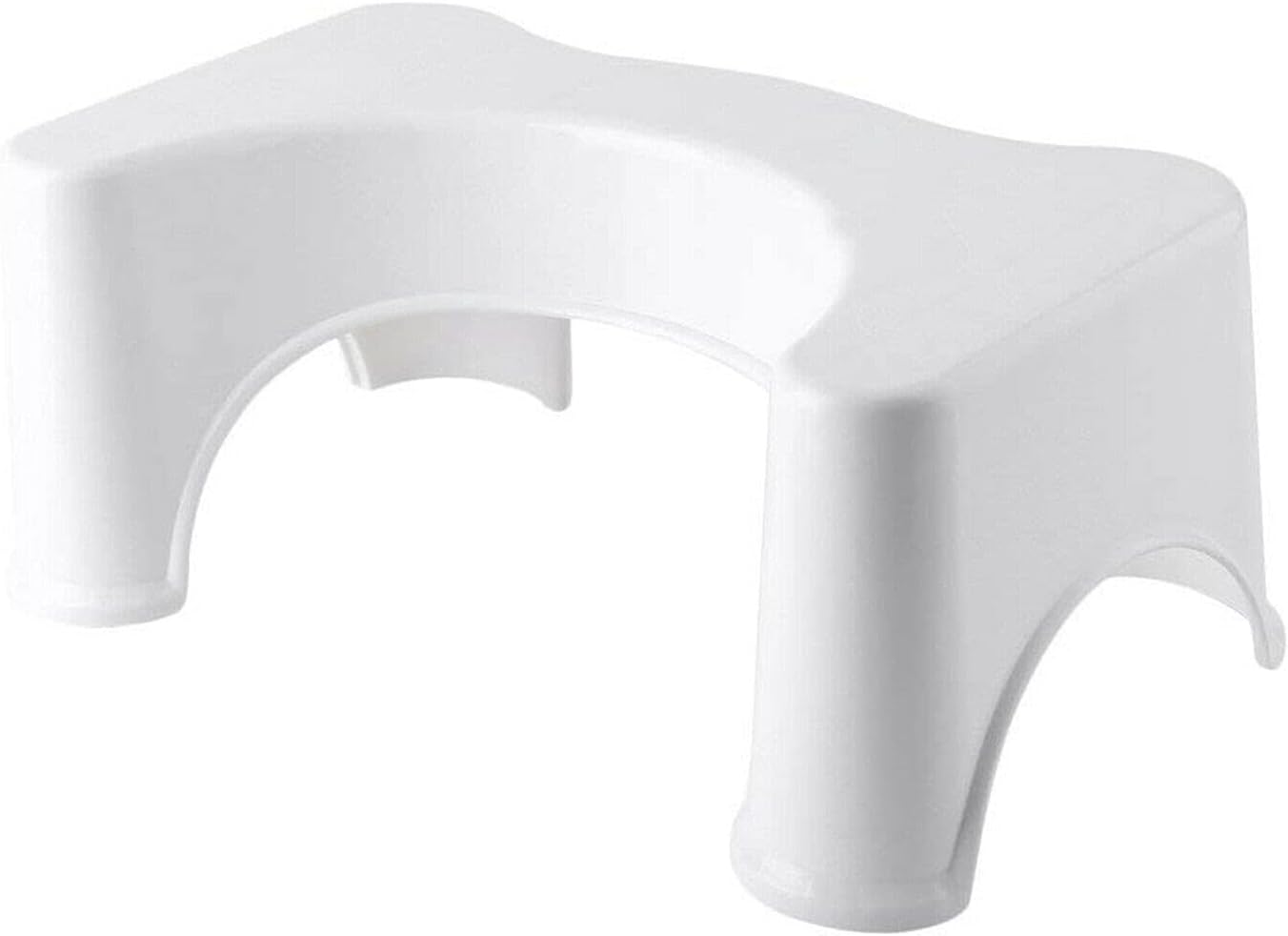 Bathroom Toilet Stool, Foot Step Stool, Footstools, Squat Original for Constipation Piles Relief Foot Stool - Anti-Slip Bathroom Accessories (Light Grey)