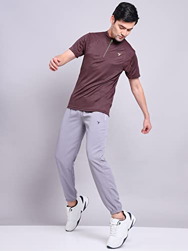 Image of TECHNOSPORT Men's Polyester Slim Fit T-Shirt
