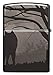 Zippo Howling Wolves 360° Design Black Ice Pocket Lighter