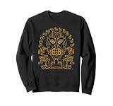 Grand masque mystique maya aztèque inca Sweatshirt