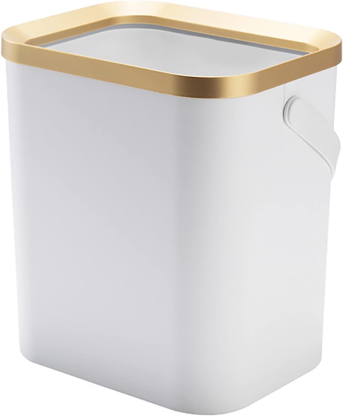 MARMODAY Waste Bin with Pressure Ring and Handle without Lid Plastic