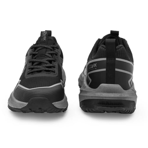 Image of Red Tape Ozark Green & Black Trekking Shoes for Men | High-Top Outdoor