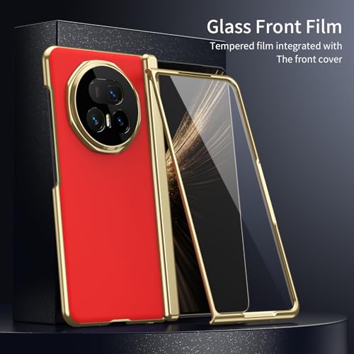 Coque Honor Magic V5 rouge solution anti-traces et écran protégé - 4
