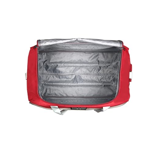 Image of Lavie Sport 62L Anti-Theft Axle Wheel Duffle Bag | Polyester Bag | Combi Lock with Attached Shoulder Strap| Duffle Bag for Men & Women