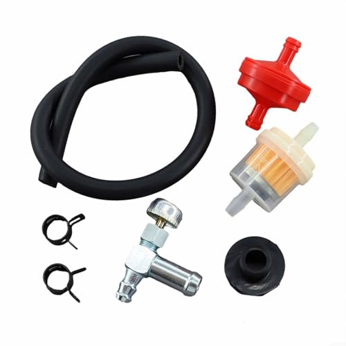 Solaughguy - Solaughguy Douille de réservoir de carburant en L avec œillet pour tondeuses à gazon Scag, main droite ou coudée 1-07390 1-07392, convient aux réservoirs de diamètre 3364, kit de 7 pièces avec