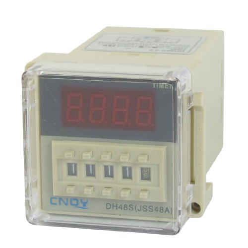Relais temporisé numérique JCAKES DH48S-2Z de mise sous tension à 8 broches AC/DC12V