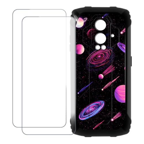 UOGNADGD Blackview BV9300 �Ƃ̌݊������� �J�X�^���J���t���P�[�X�{�����K���X�ی�t�B����2���t�� ? �Ռ��z�������h�~ (����)