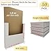 SZYANGDA 50 Pack Vinyl Record Shipping Box Mailers, 12.5