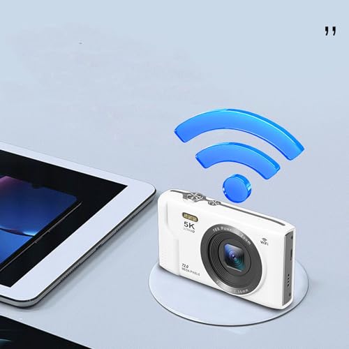 Cámara digital Tangxi 5K 72MP con pantalla UHD 2.8" y zoom 16X miniatura 6