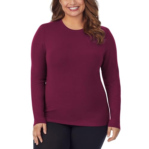 Cuddl Duds Women's Softwear Long Sleeve Crew Top