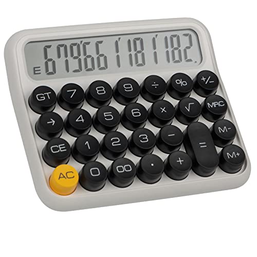 Standard Calculator 12 Digit,Desktop Calculator With Large Display And Buttons,Mechanical Feeling Calculators For Office,Basic Calculator For Home School With Automatic Sleep #TOP14