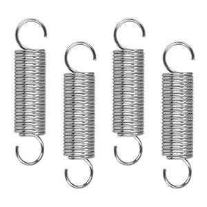GUNGY Zugfedern Edelstahl 1.7x16x70mm, 4 Stück