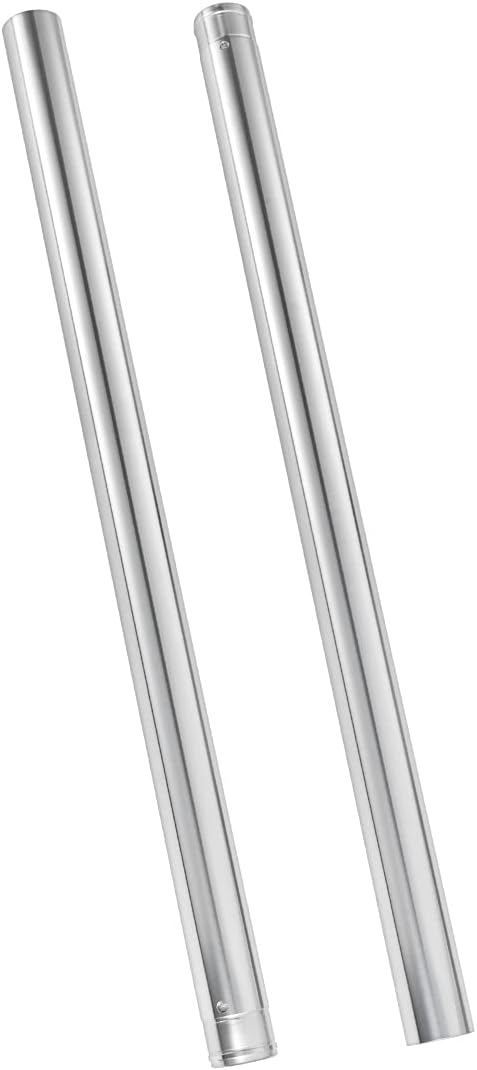 Front Inner Fork Tube Pipes Suspension Silver Pair for Yamaha XJR400R 1995-1996 4HM-23110-10 41x612mm