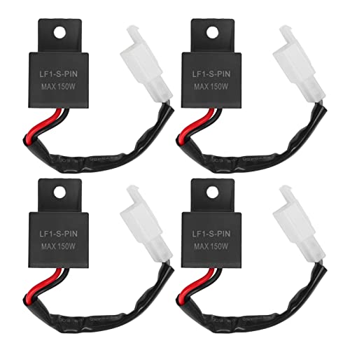 Relé intermitente LED de 2 pines impermeable para señales de giro de motocicletas pack de 4 unidades