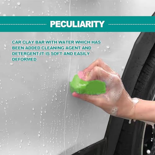 4er Pack 100g Car Clay Bar Auto Detailing Magic Clay Bar für Autowäsche Auto BLAU - Bild 11 von 22
