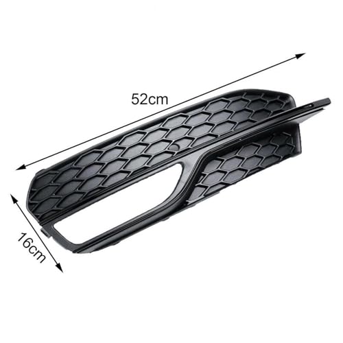 Grille antibrouillard Audi A3 8V protection optimale du pare-chocs avant 2013-2016 - 2