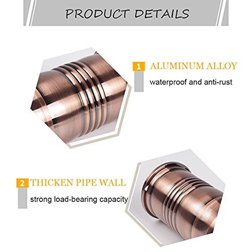 Patas de sofá impermeables de aluminio de 4 pulgadas para elevar camas y bancos 5