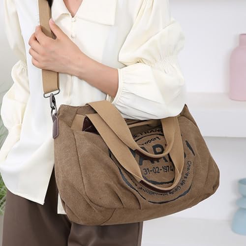 Sac à bandoulière en toile zippé grand volume pour éviter les sacs trop petits