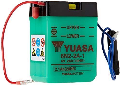 YUASA BATTERY 6N2-2A-1 batterij (prijs incl. EUR 7,50 borg)