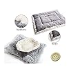Dog-Bed-Warm-Plush-Cat-Mat-Foldable-Dog-Beds-Super-Soft-Puppy-Bed-House-Nest-Multifunction-Cushion-Pet-Product-Accessories-Grey Warm Plush Foldable Dog Bed - Super Soft Puppy Bed House Nest for Your Pet