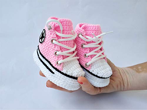 baby pink sneakers