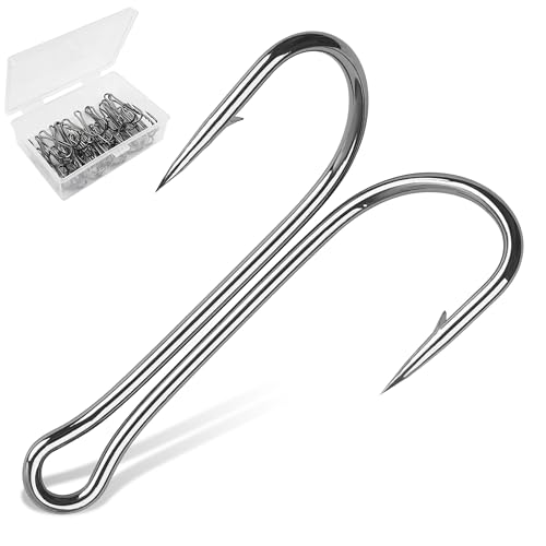 Classic Double Fsihing Hooks, 35pcs Frog Fly Tying Hooks 3X
