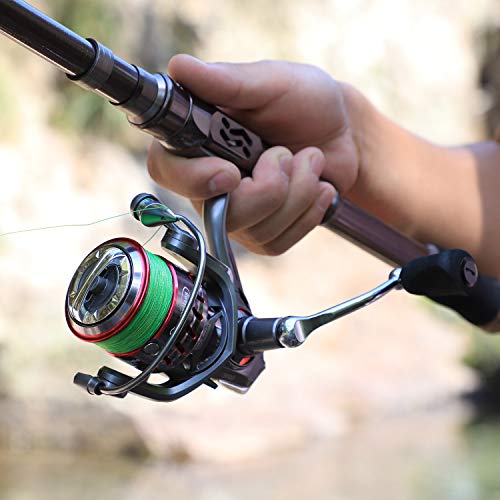 Sougayilang Spinning Fishing Rod Reel Combos,Portable Telescopic Fishing Pole,12+1 Ultra Smooth Spinning reels for Travel Saltwater Freshwater Fishing