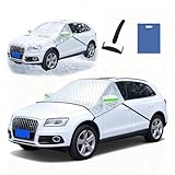 Ufgwhirl Couverture Pare-Brise Avant Voiture Hiver pour Hyundai Venue SUV 2019-2025, Anti-Givre Neige Glace UV Taille Personnalisable Toutes Saisons Argent Ufgwhirl Couverture Pare-Brise Avant Voiture Hiver pour Hyundai Venue SUV 2019-2025, Anti-Givre Neige Glace UV Taille Personnalisable Toutes Saisons Argent