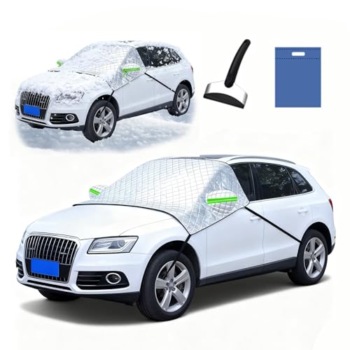 Ufgwhirl Frontscheibenabdeckung Auto 4 Jahreszeiten für Kia Quoris Sedan 2015-2025, Regenfest, Kratzfes Beständig Und Reißfest Windschutzschei Schne Hohe Temperatur