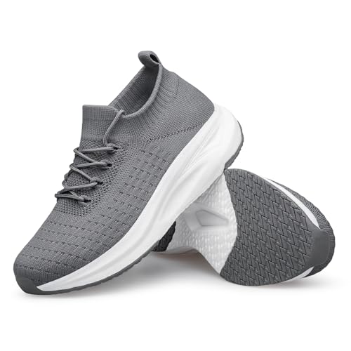 Image of Mens Slip on Walking Shoes Comfort Sock Shoes Non Slip Mesh Casual Running Sneakers