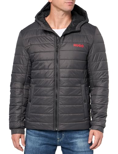 Image of HUGO Mens Lightweight Hooded Puffer Jacket