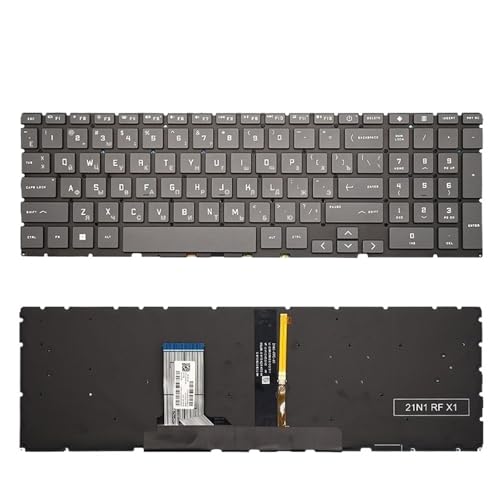 Clavier Russe HP Victus 16 rétroéclairé pour frappe nocturne confortable