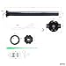 Motor para persianas 204W, 30Nm, con mando a distancia e interruptor de...
