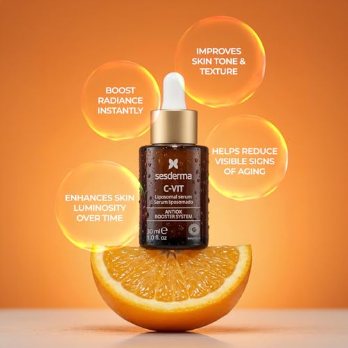 Hyperpigmentation Vitamin C Serum: Before and After Results 9 Sesderma C-VIT Radiance Serum with Vitamin C, Brightens, Hydrates & Fights Signs of Aging, Antioxidant Formula, 1.0 fl oz