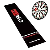 usefulbeauty Dartteppich – Bodenschutz, tragbar, rutschfest, mit Wurflinie | Dart-Spielmatte – für Spielzimmer, Freizeitzentrum, Club, Sport, Büro, Unterboden, Ebenen