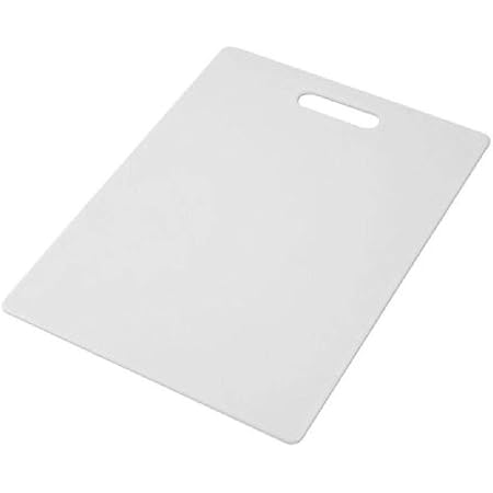 Farberware Plastic Cutting Board, 11-inch by 14-inch, White
