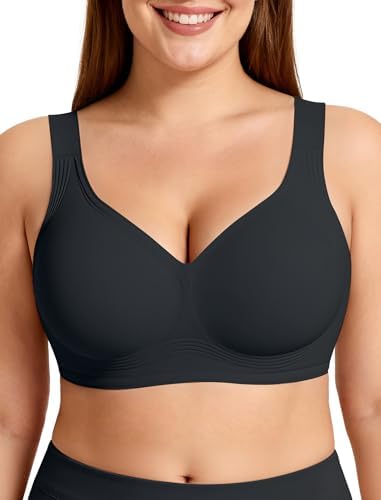 Plus Size Wireless Bra for Women - Buttery Soft Seamless