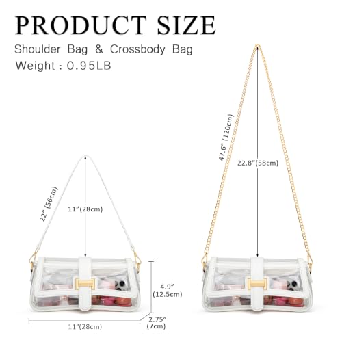 Image of KKXIU Shoulder Bag for Women Small Hobo Handbag Mini Retro Clutch Purses