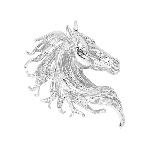 Stylish Alloy Horse Pin Comfortable Wear for Adults Professional Casual Formal Attire Handcraft Brooch Jewelry