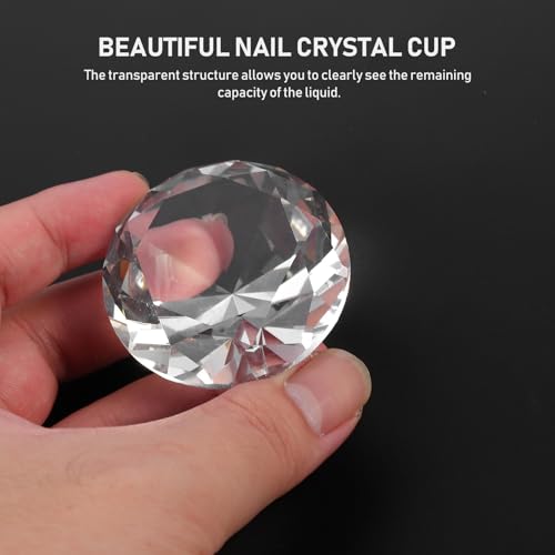 Contenedor de cristal para mezcla de líquido de uñas miniatura 5