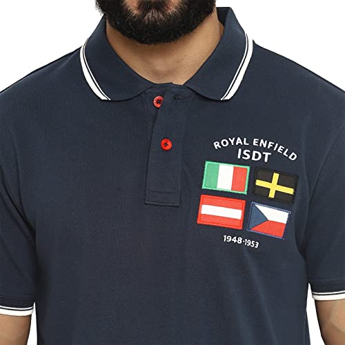 Image of Royal Enfield Flag Polo T-Shirt