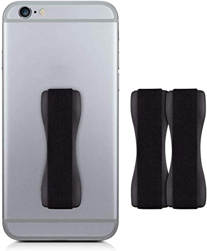 VOARGE 3 stuks premium smartphone-vingerhouder, zelfklevende mobiele telefoonhouder, smartphonehouder, selfie mobiele telefoonhouder, handgreep met één hand, zwart - Afbeelding 5