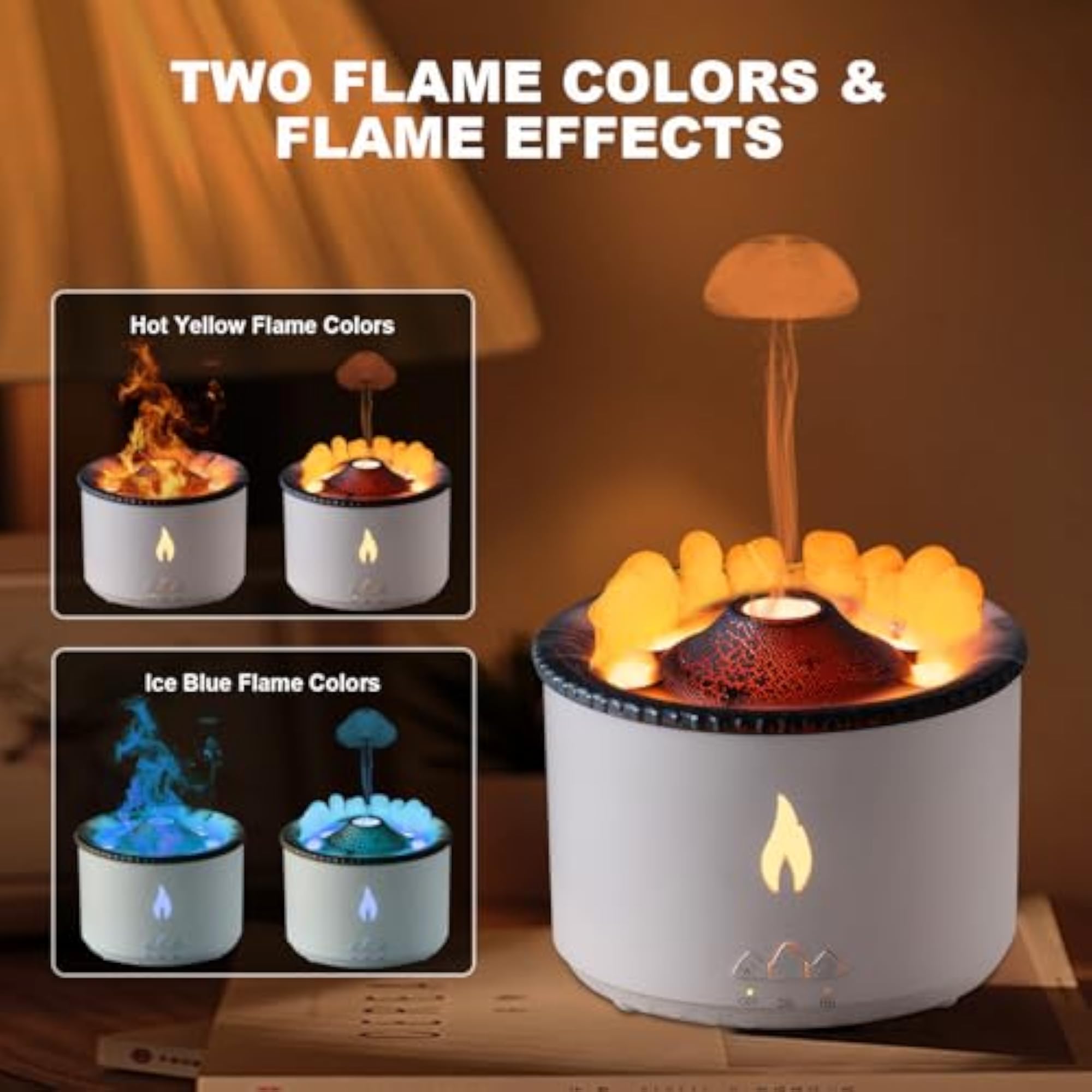 Volcano Humidifier Aromatherapy Essential Oil Diffuser