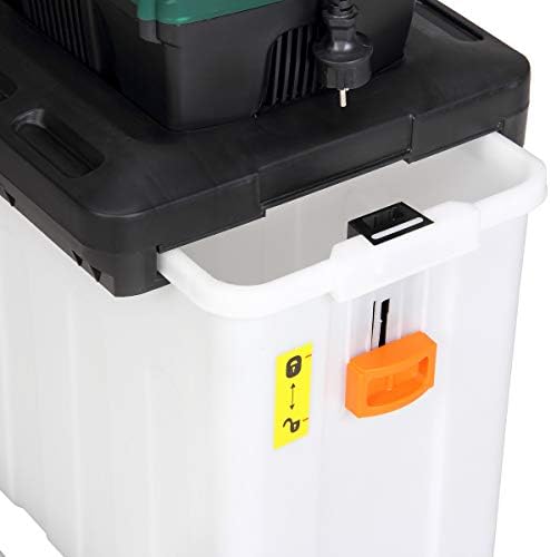 Bild 4 - GARDEBRUK® Leisehäcksler 3100 W max. 45 mm Aststärke Elektrisch 60 L Auffangbox Walzenhäcksler Gartenhäcksler Schredder