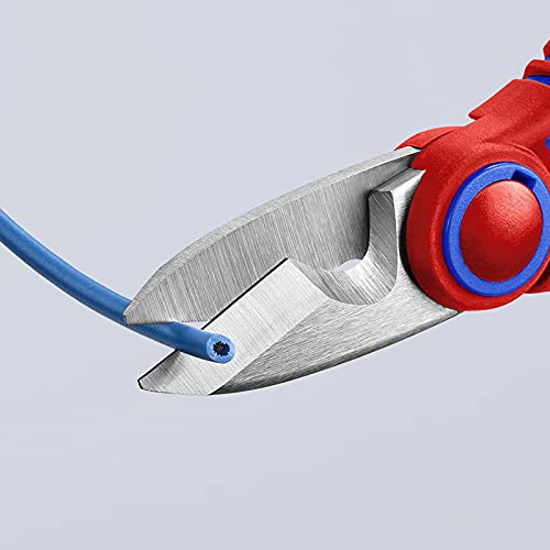 Image of KNIPEX Electricians' Shears, 6.25-Inch | With Crimp Area | For Ferrules | Pack of 4