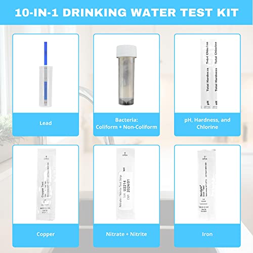 The Original Watersafe Water Testing Kit for Drinking Water, Well and