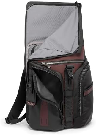 TUMI - Alpha Bravo Logistics Flap Lid Backpack, Oxblood, One Size