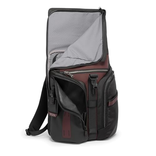 Image of Tumi Mens Logistics Flap Lid Backpack Oxblood One Size
